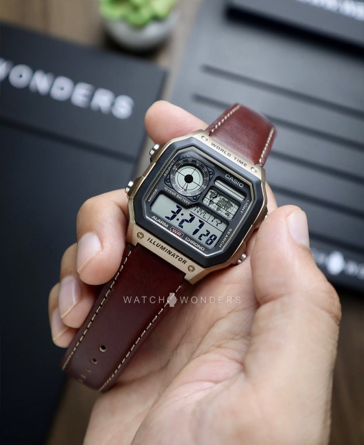 Casio World Time Digital Watch – Retro Elegance Meets Modern Functionality