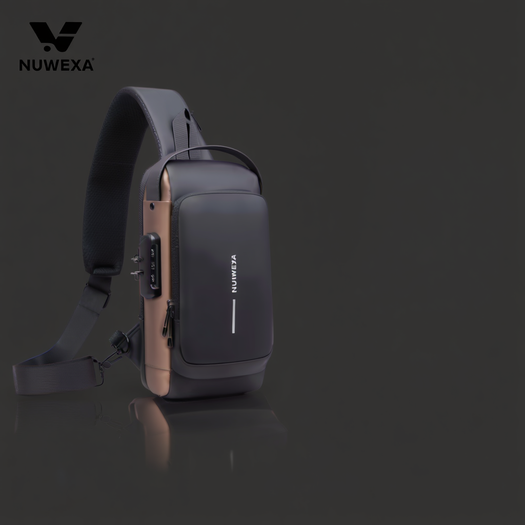 Anti-Theft Waterproof Nylon Men’s Chest Bag – Carry Smart. Travel Safe.