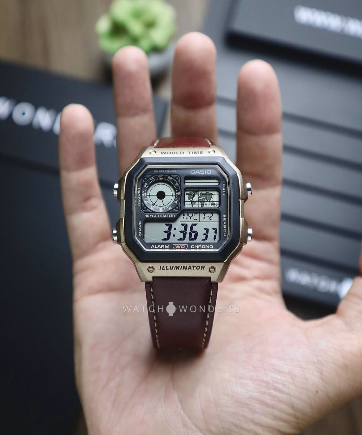 Casio World Time Digital Watch – Retro Elegance Meets Modern Functionality