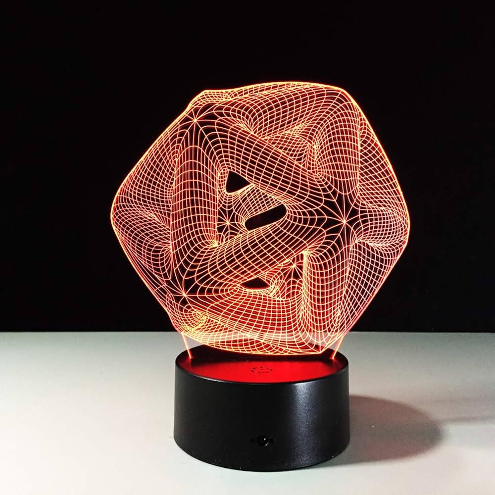 3D Acrylic Abstract Graphics Illusion Lamp
