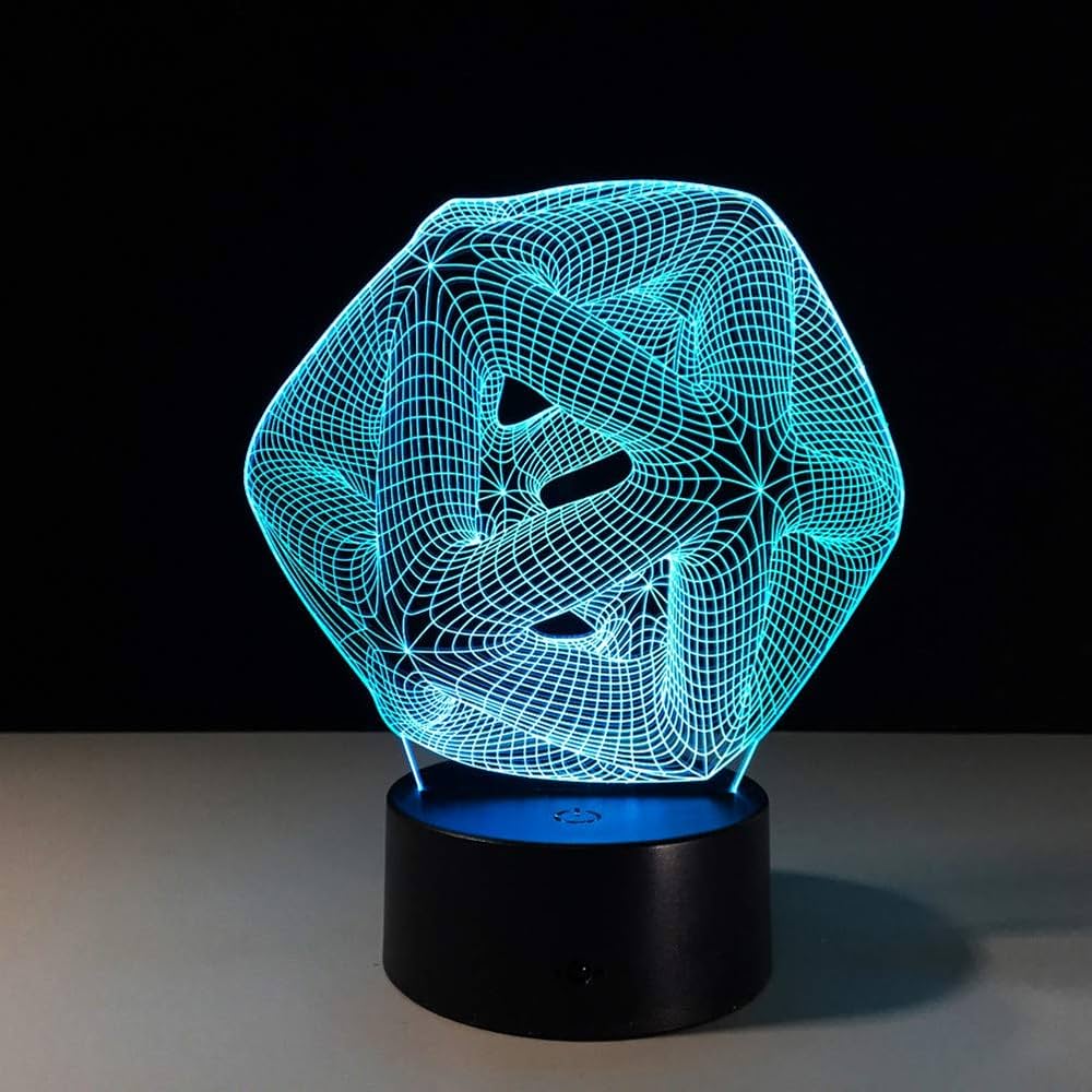 3D Acrylic Abstract Graphics Illusion Lamp